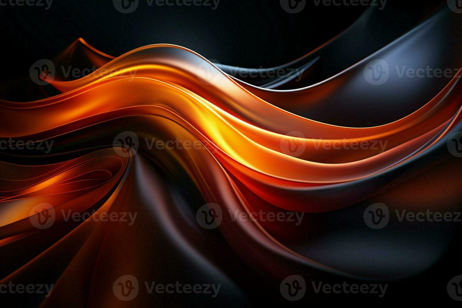 Shadowy abstraction, Elements lose focus against a dark backdrop, offering subtle allure AI Generated photo