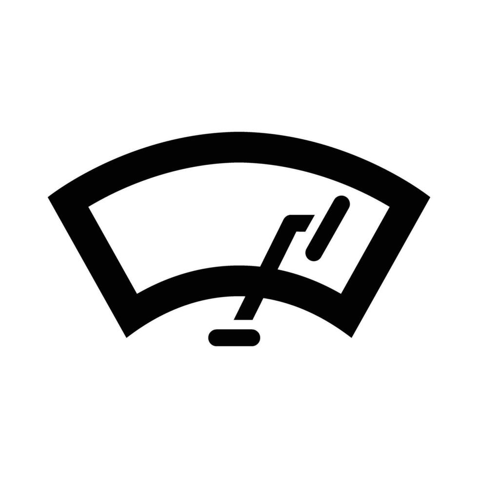 Windshield Vector Glyph Icon For Personal And Commercial Use.