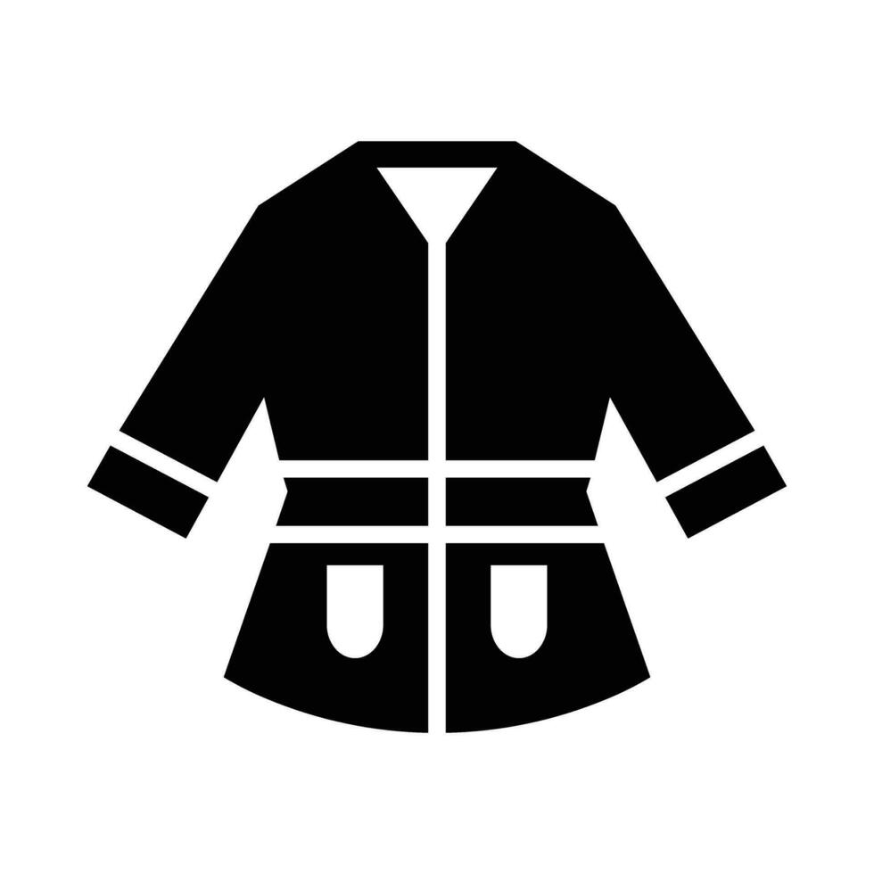 Kimono Vector Glyph Icon For Personal And Commercial Use.