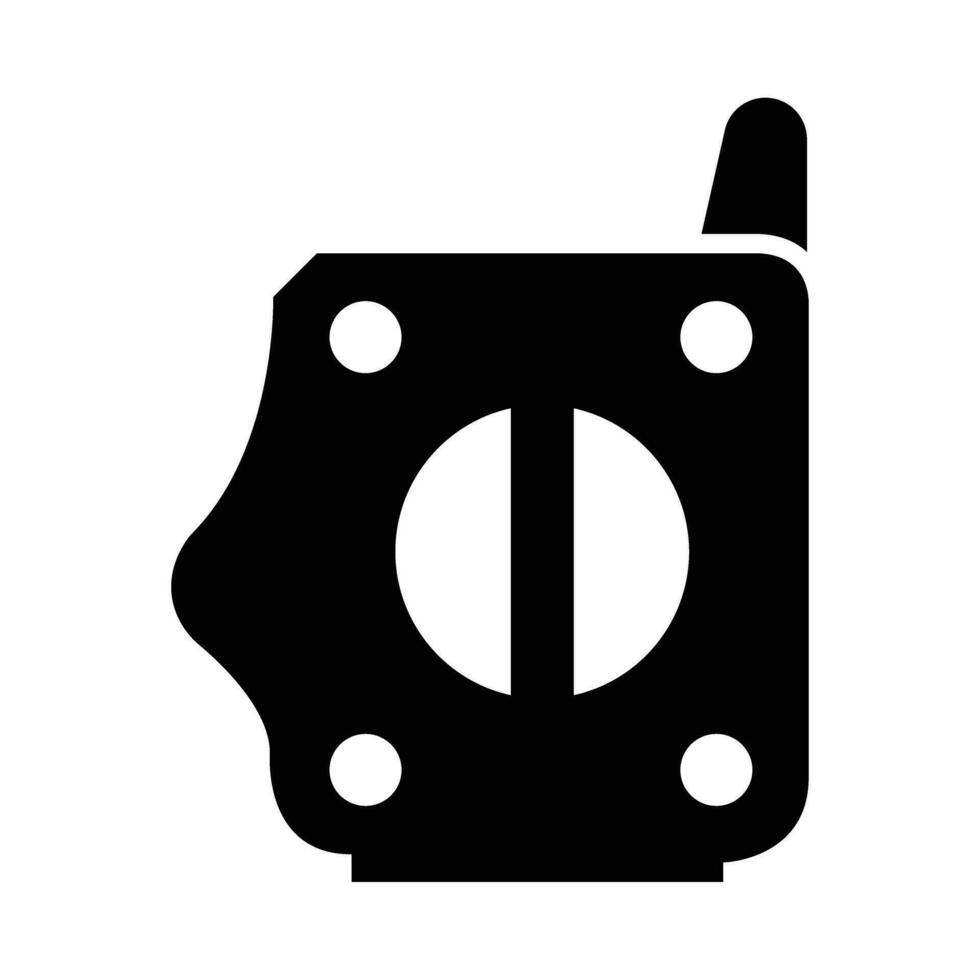 Throttle Plate Vector Glyph Icon For Personal And Commercial Use.
