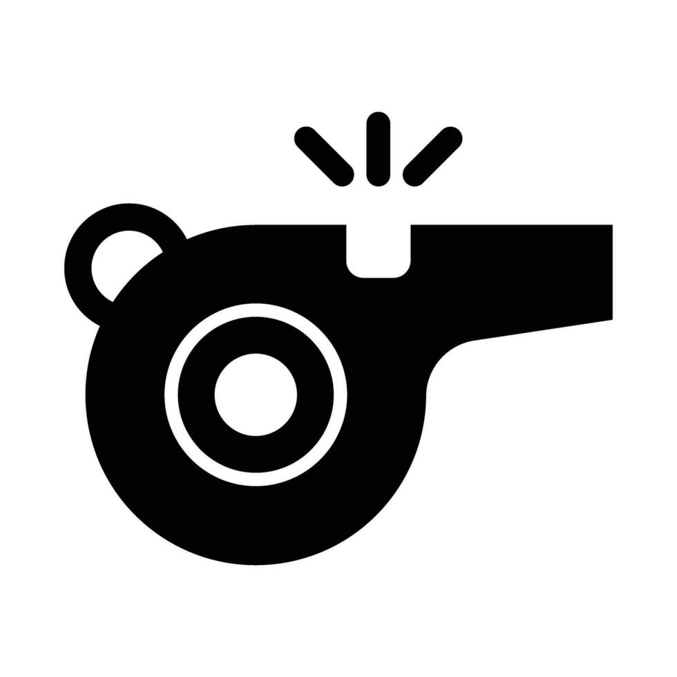 Whistle Vector Glyph Icon For Personal And Commercial Use.