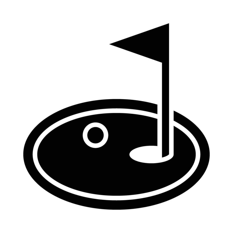 Golf Vector Glyph Icon For Personal And Commercial Use.