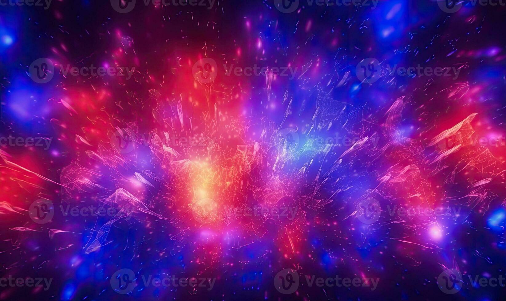 Light through space. Dark neon web background. For banner, postcard, book illustration. Created with generative AI tools photo