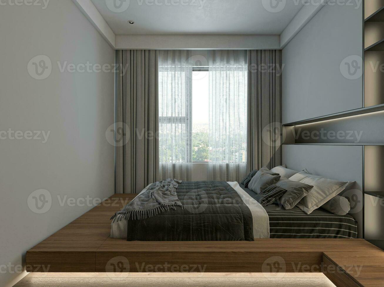 The Ultimate Guide to Designing a Luxurious Bedroom 3D rendering photo