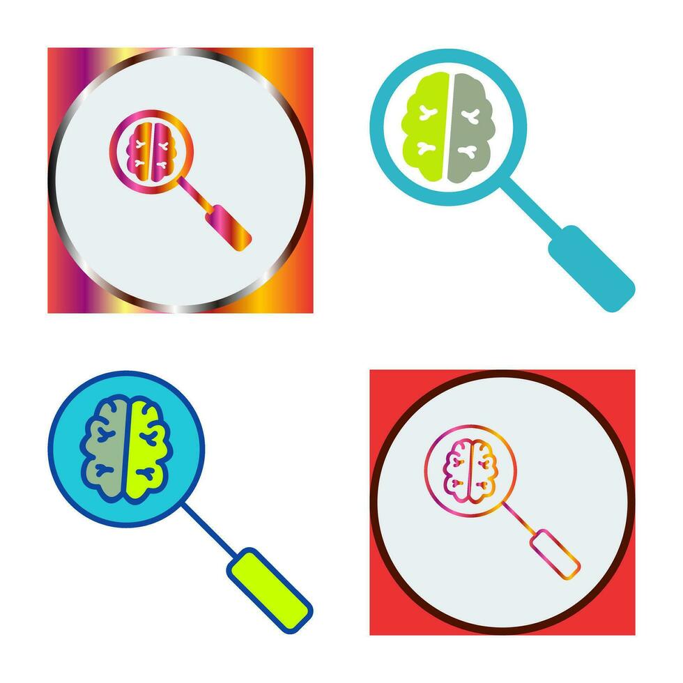 Unique Intelligent Search Vector Icon