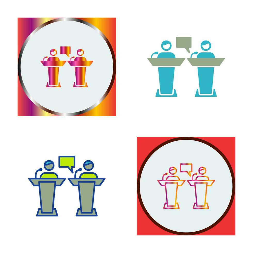 Debate Vector Icon