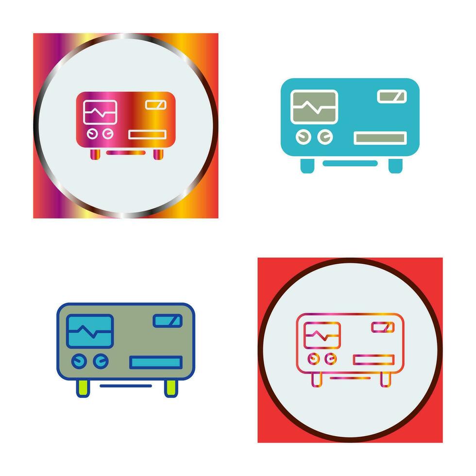 Oscillscope Vector Icon