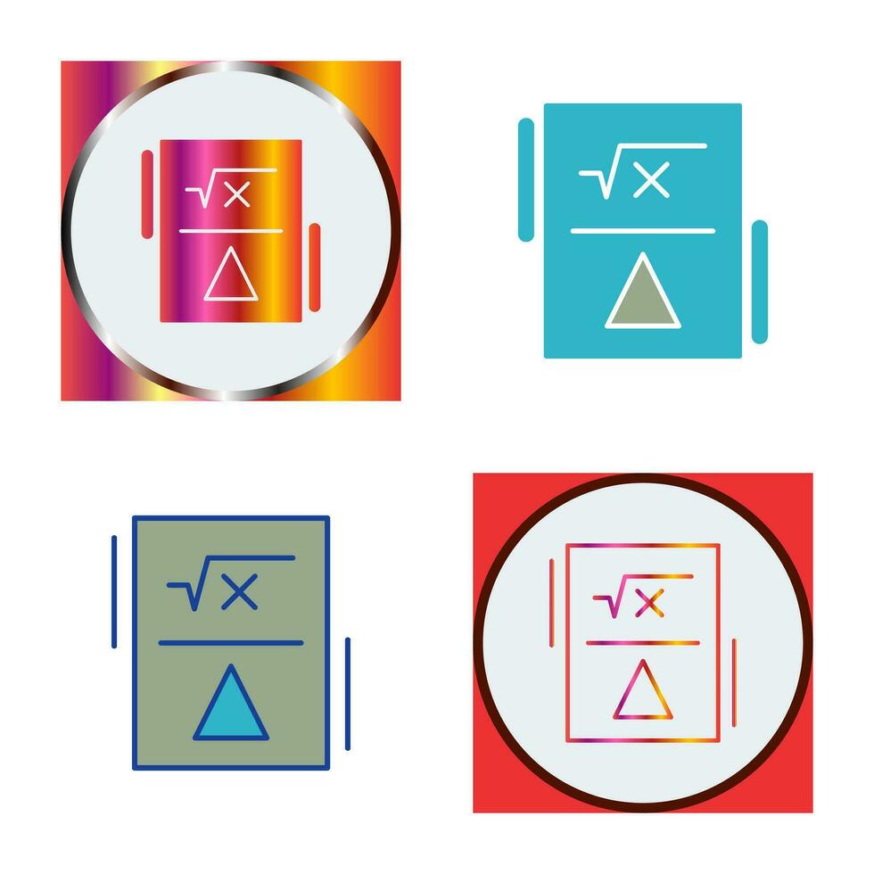 Formula Vector Icon