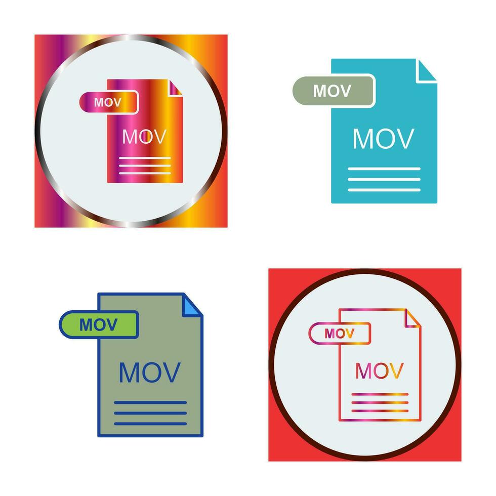 MOV Vector Icon