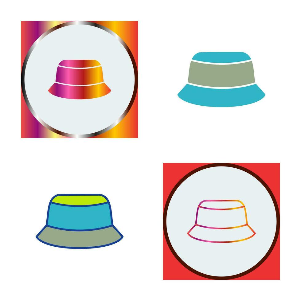 icono de vector de sombrero de hombre