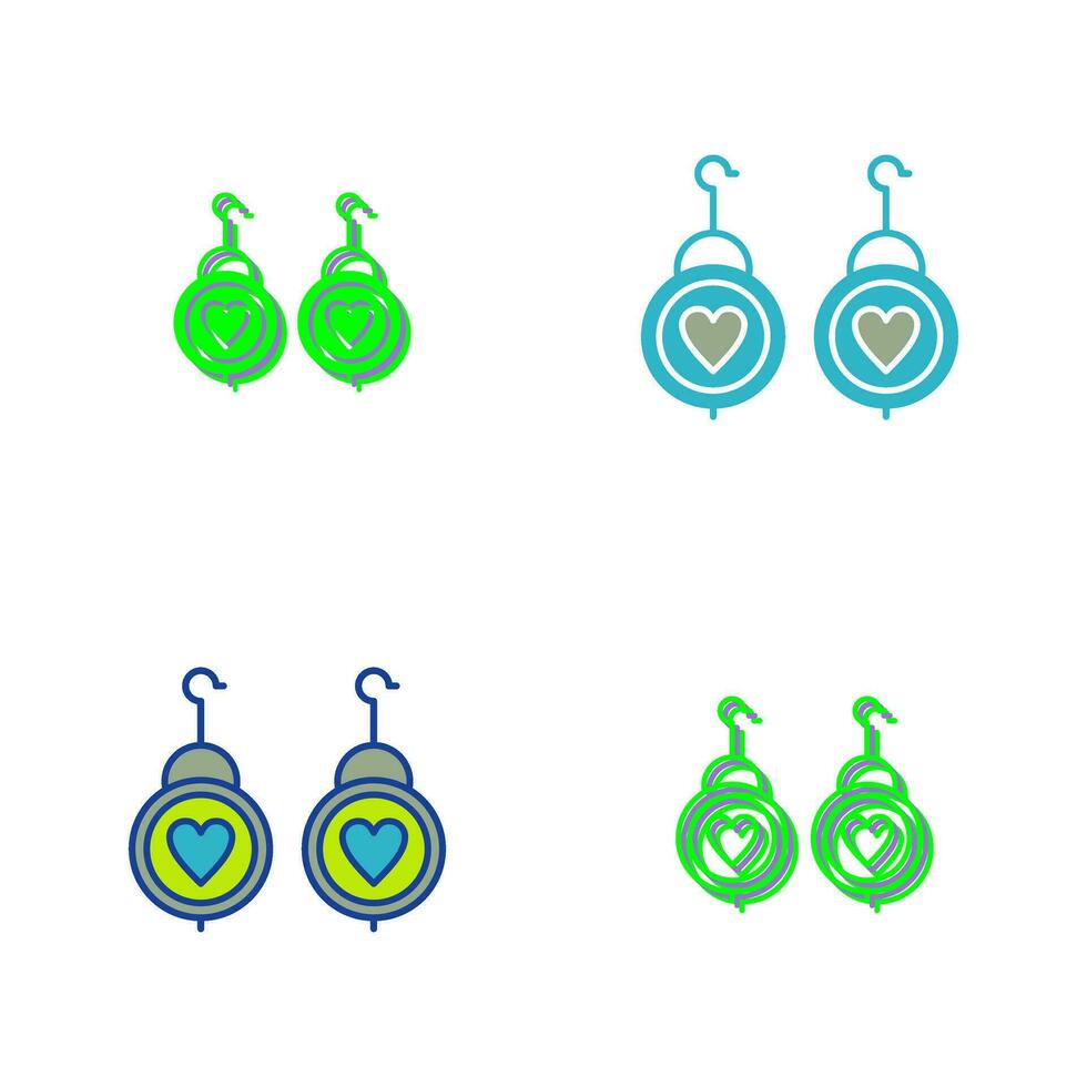 Earrings Vector Icon
