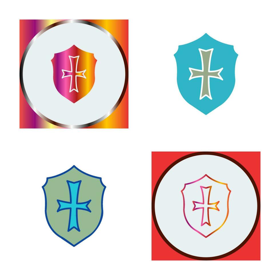 Unique Sheild Vector Icon