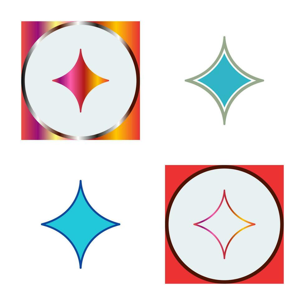 Unique Diamond Vector Icon