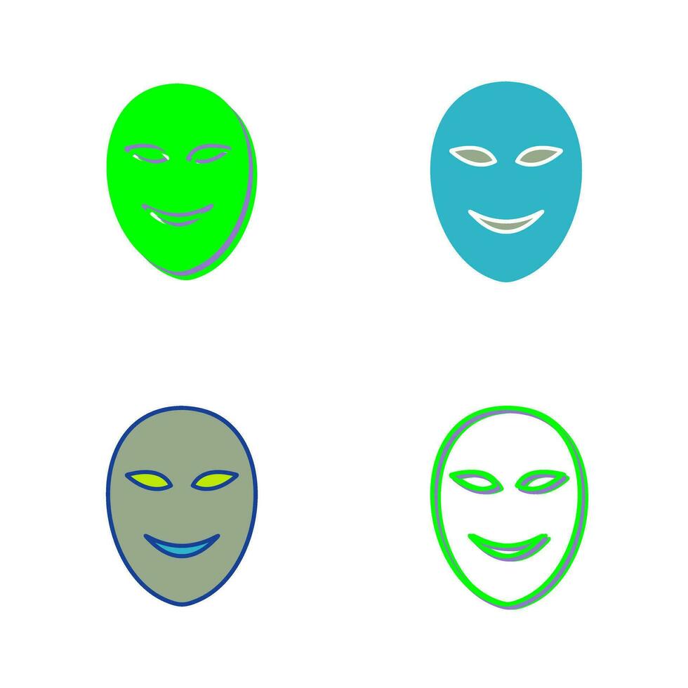 Ancient Face Mask Vector Icon