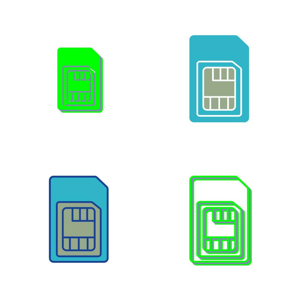 Sim Card Vector Icon