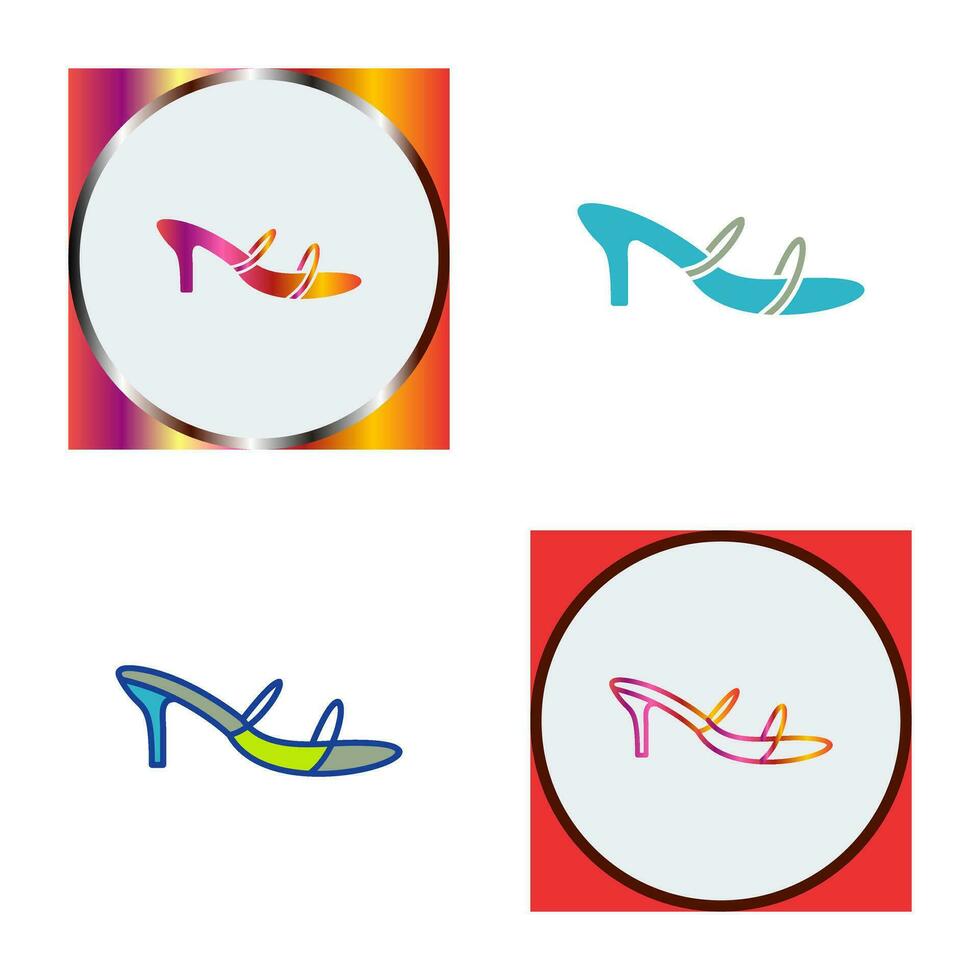 Stylish Sandals Vector Icon