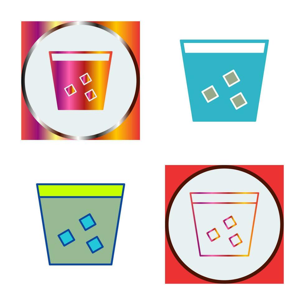 Unique Double Shot Vector Icon
