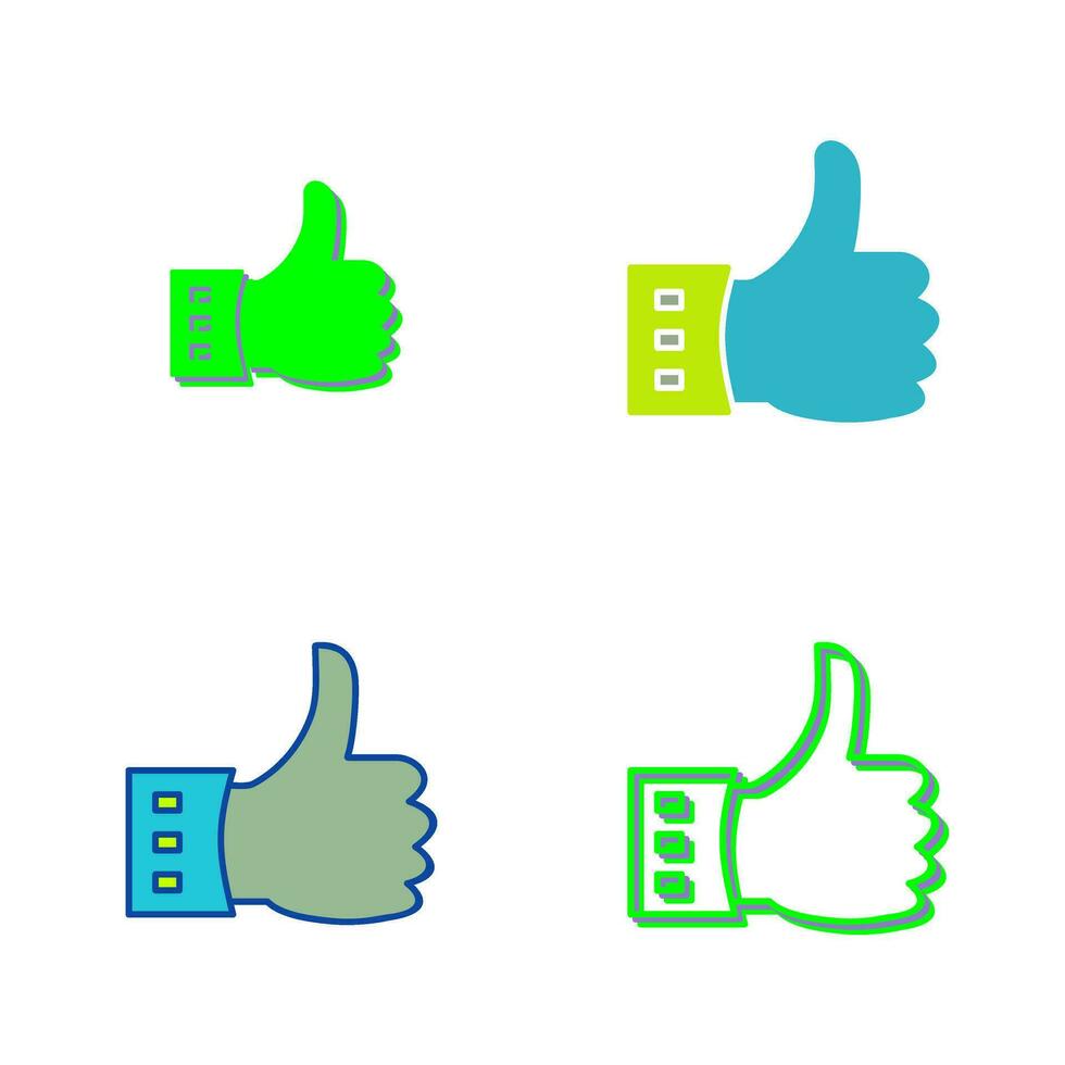 Unique Like Vector Icon