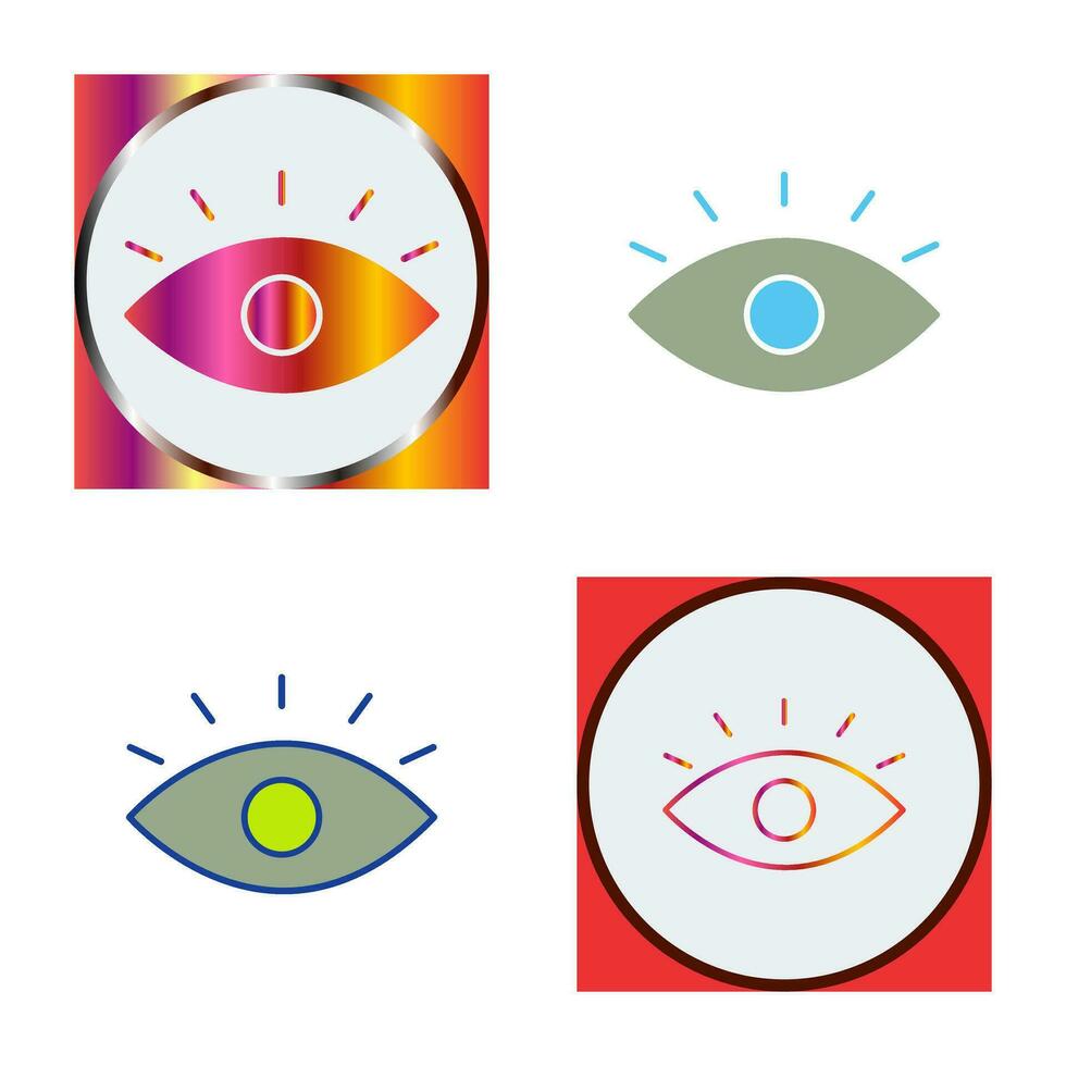 icono de vector de ojo