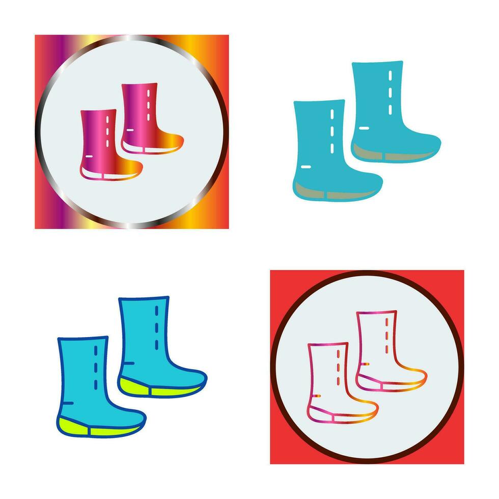 Unique Boots Vector Icon