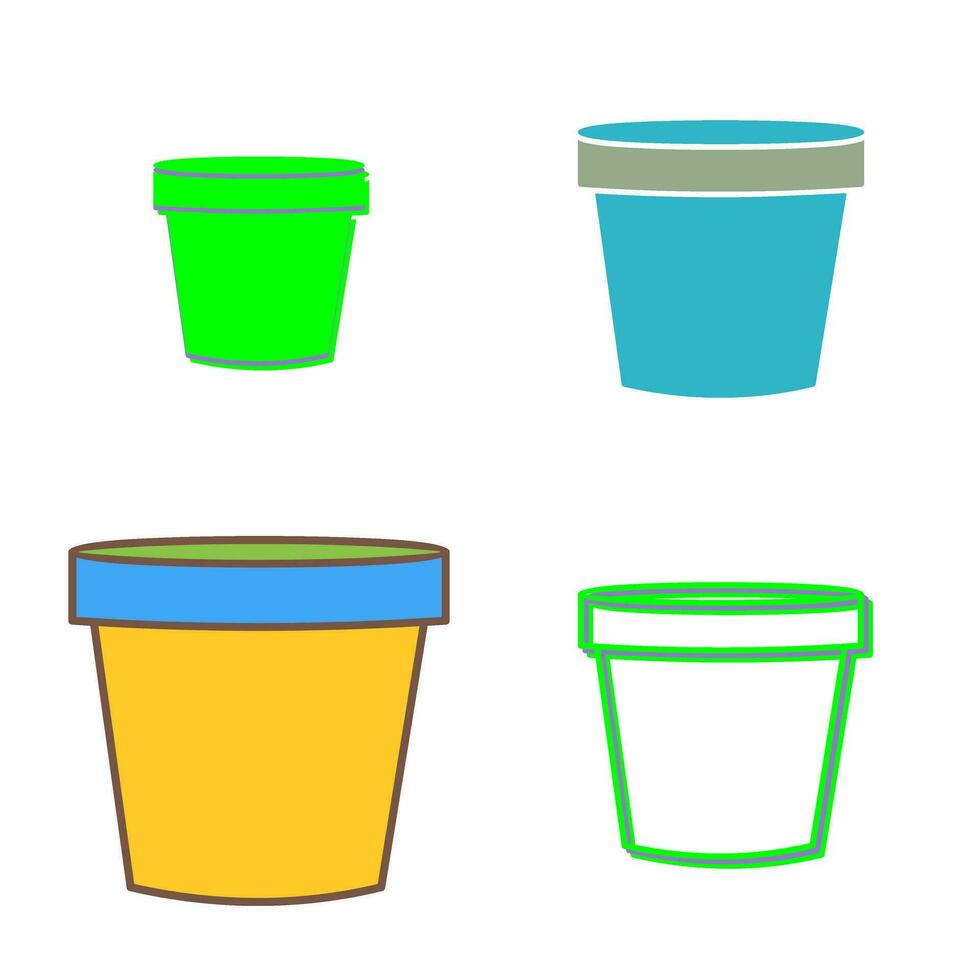 Plant Pot Vector Icon
