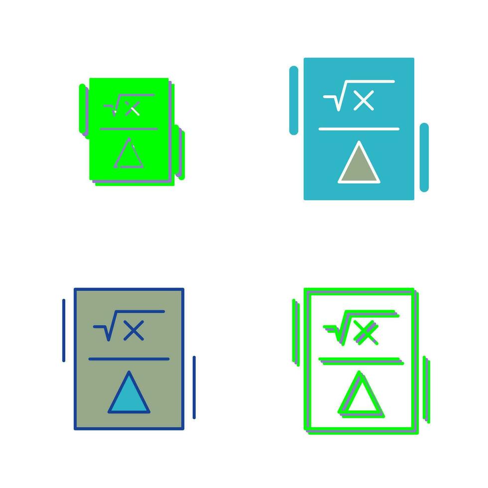 Formula Vector Icon