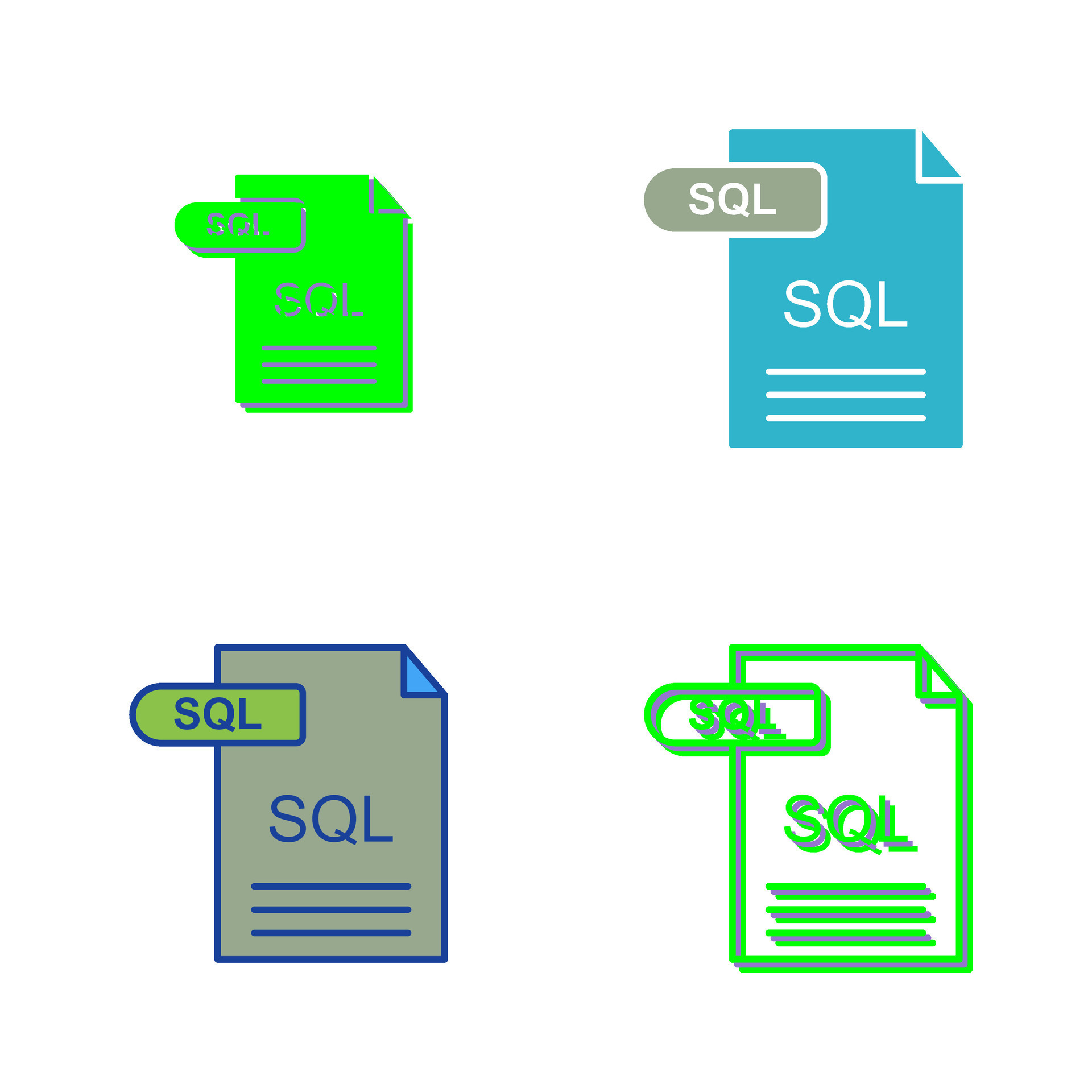 SQL Vector Icon 29600459 Vector Art at Vecteezy