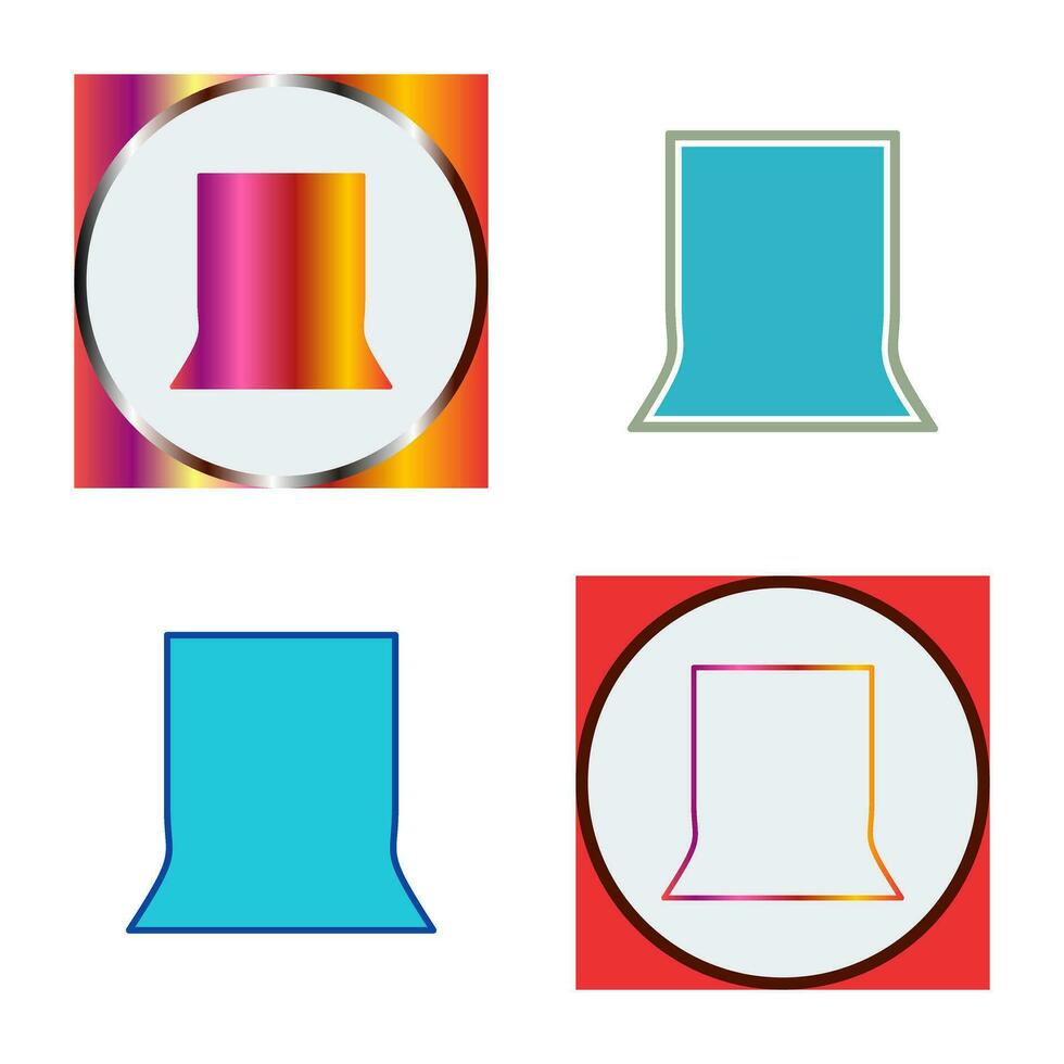 Unique Back Stand Vector Icon