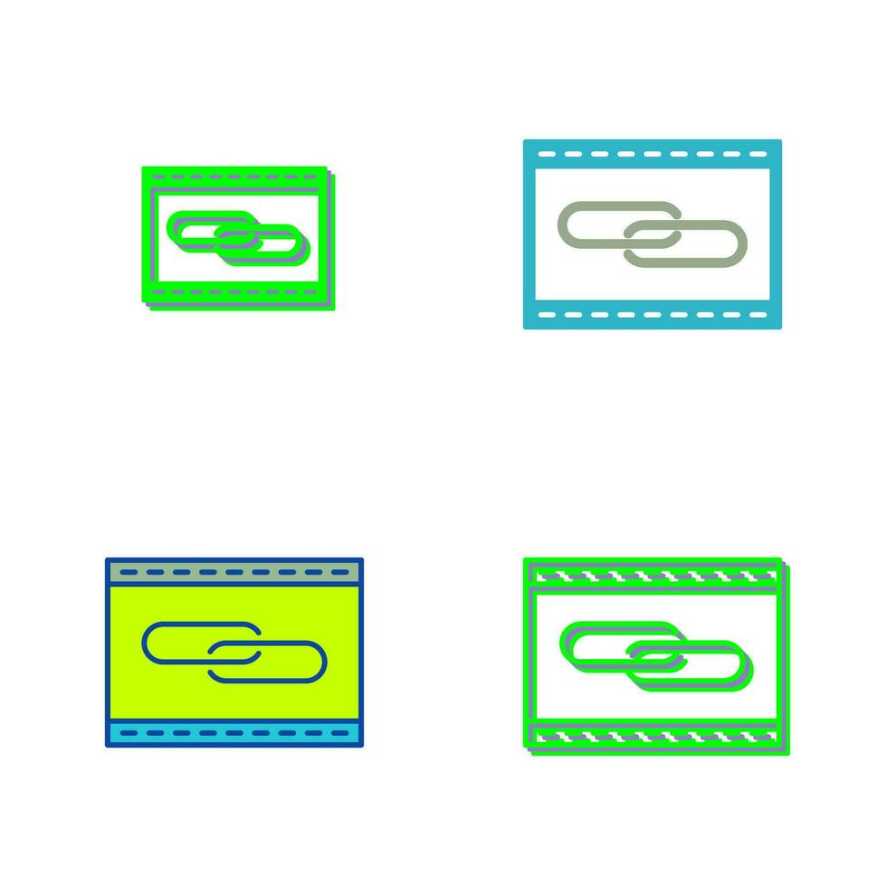 Unique Link Optimization Vector Icon