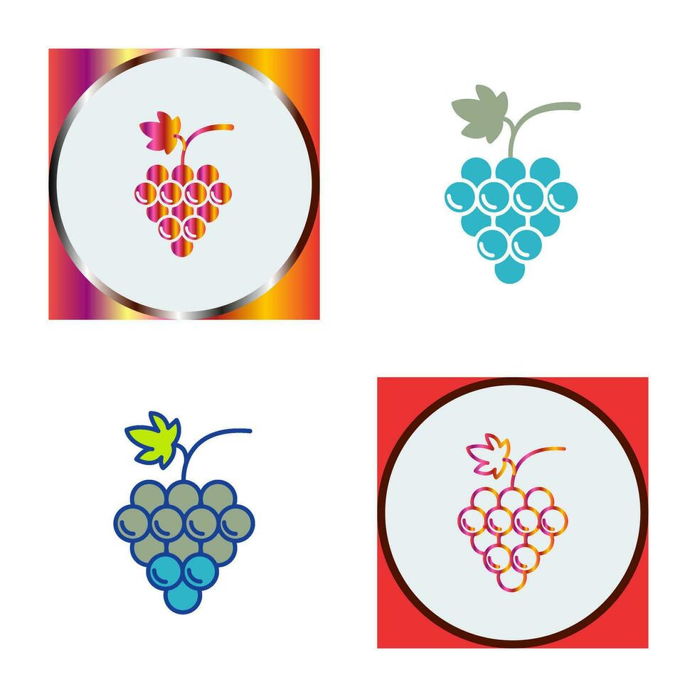 Grapes Vector Icon