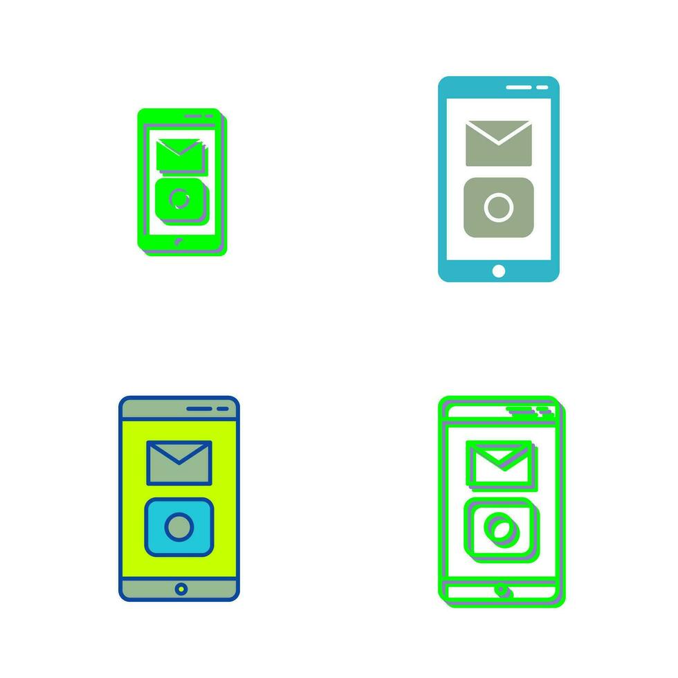 Unique Mobile Applications Vector Icon
