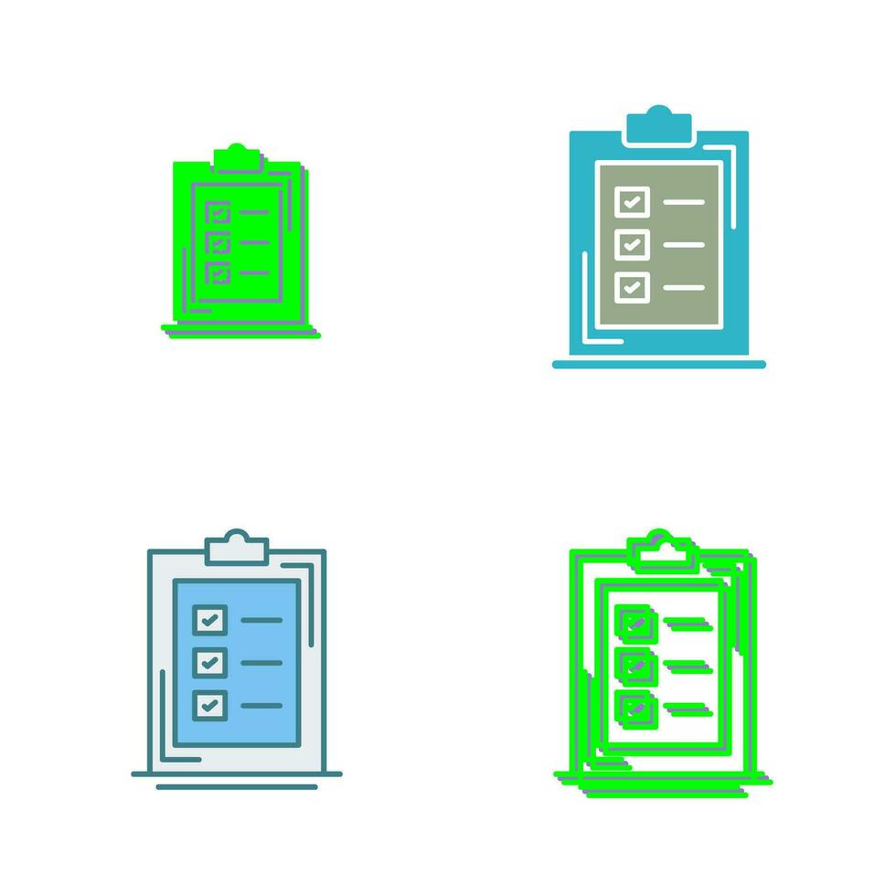 Checklist Vector Icon