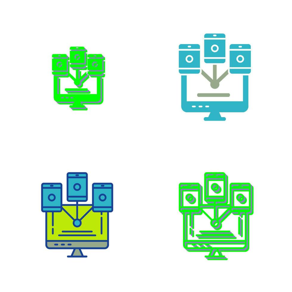 Computer Networks Vector Icon