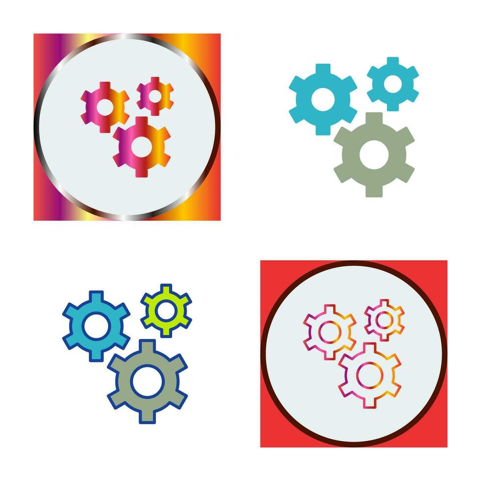 Gears Vector Icon