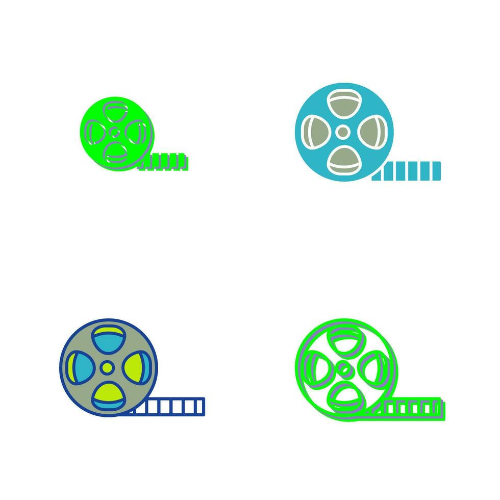 Film Reel Vector Icon