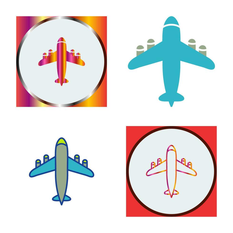 Flying Airplane Vector Icon