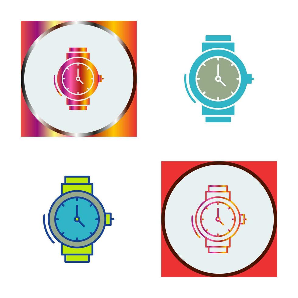 icono de vector de reloj de pulsera