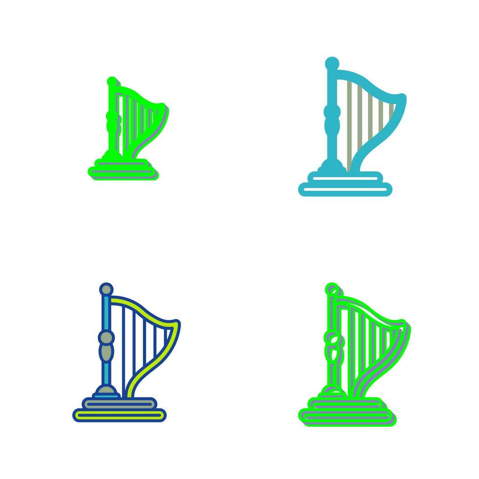 Harp Vector Icon