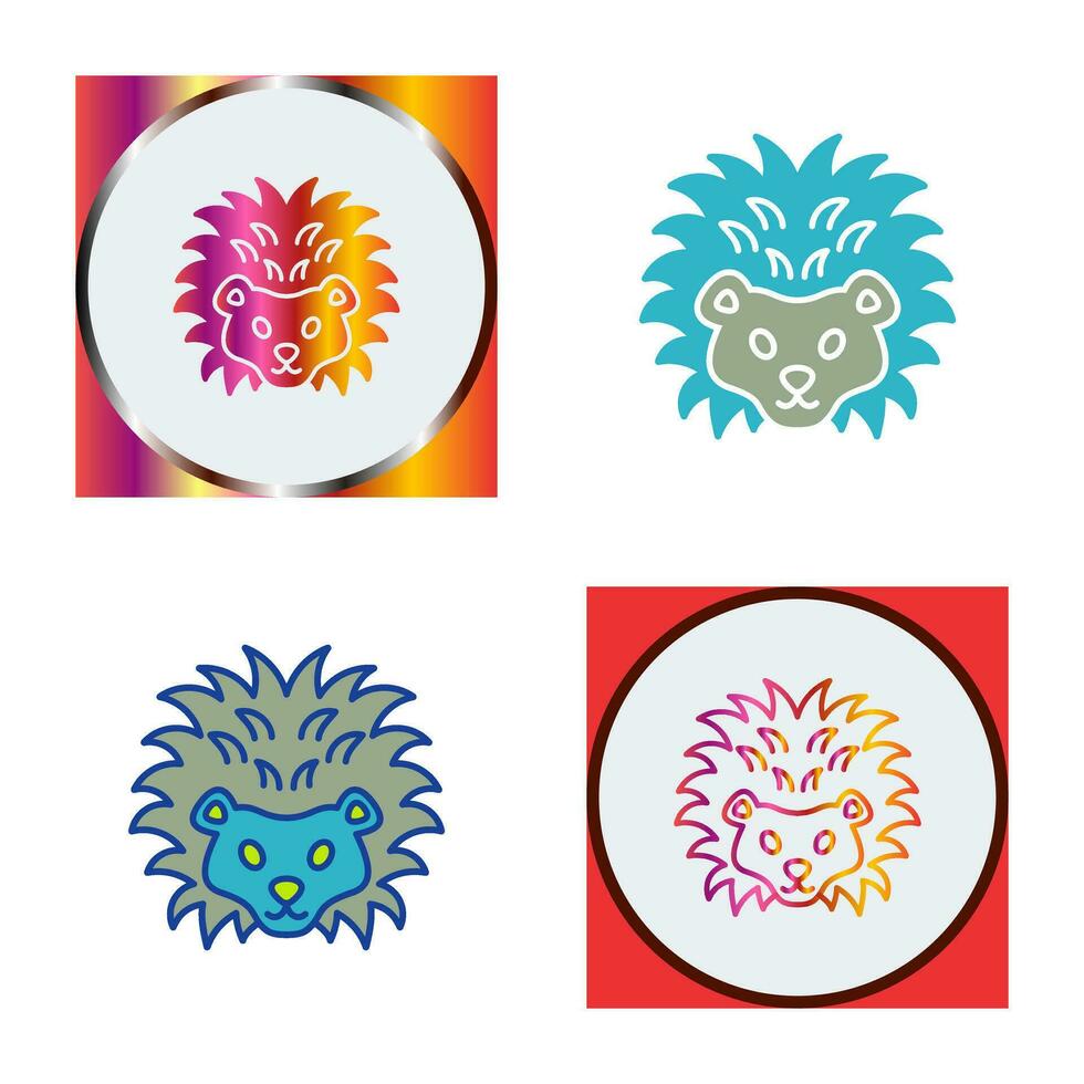 Hedgehog Vector Icon