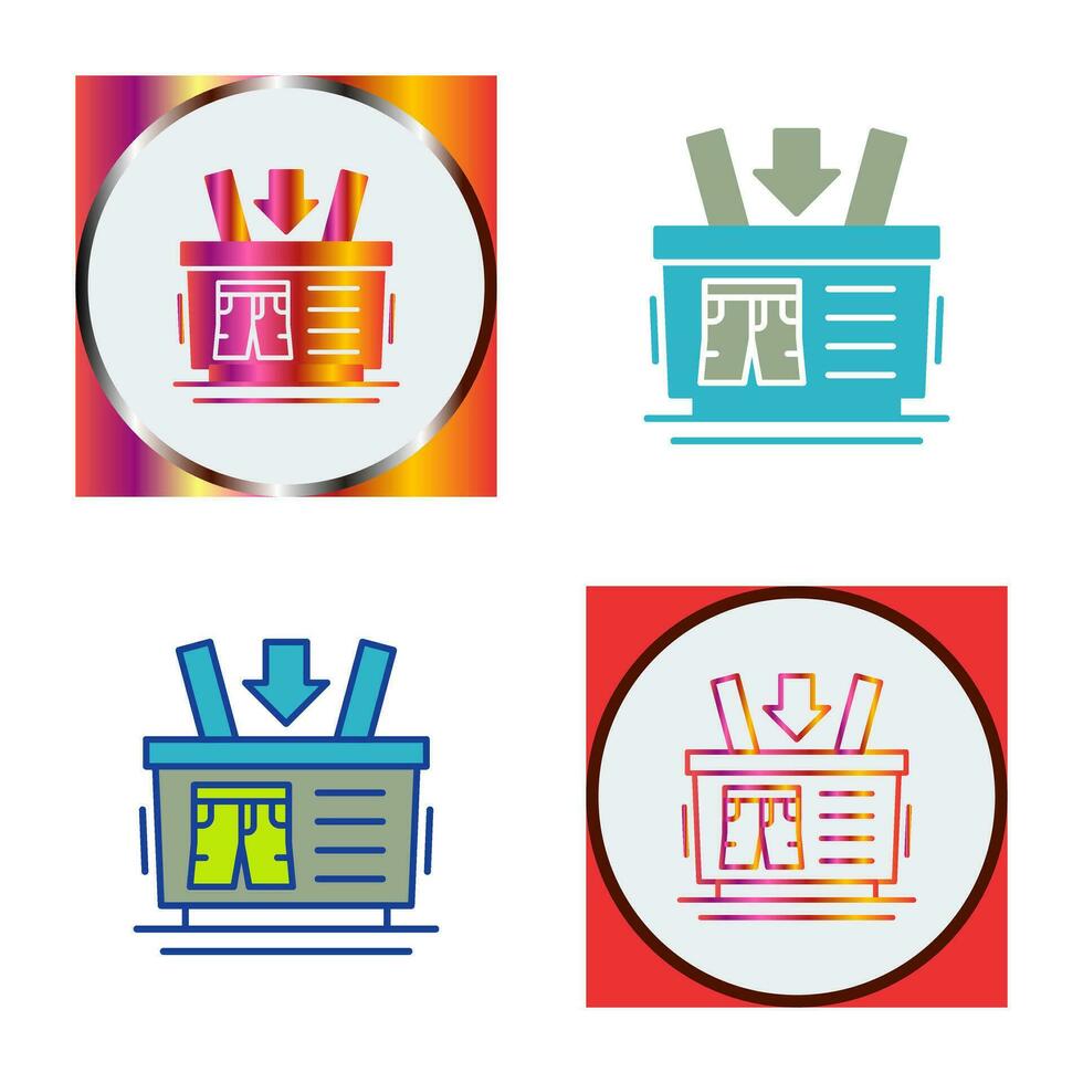 Shopping Basket Vector Icon