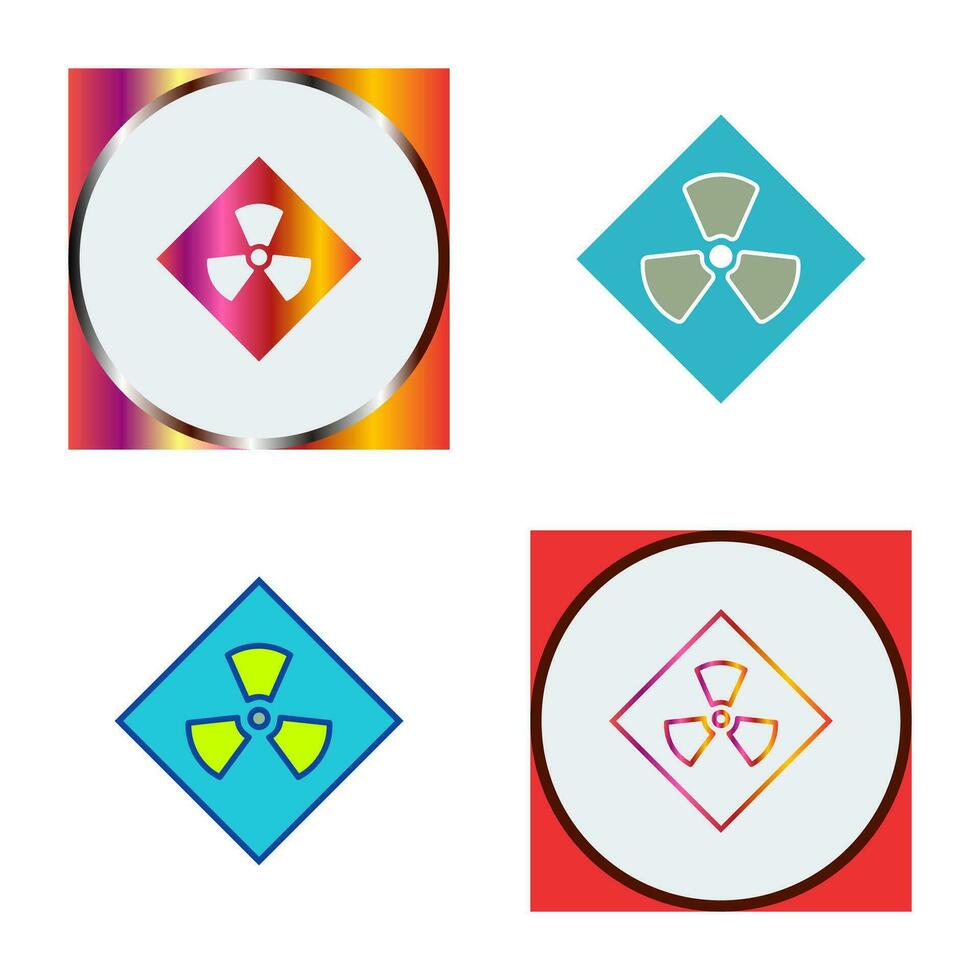 Radiation Vector Icon