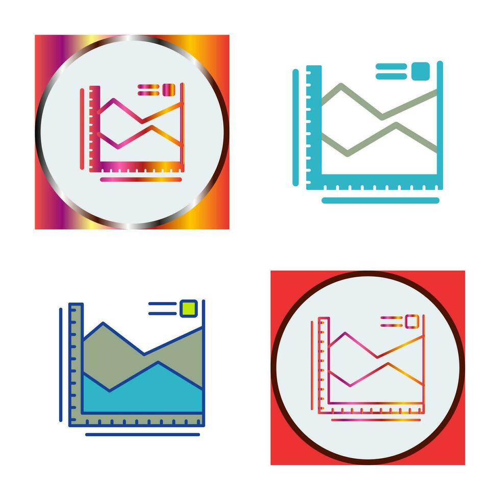Spline Chart Vector Icon