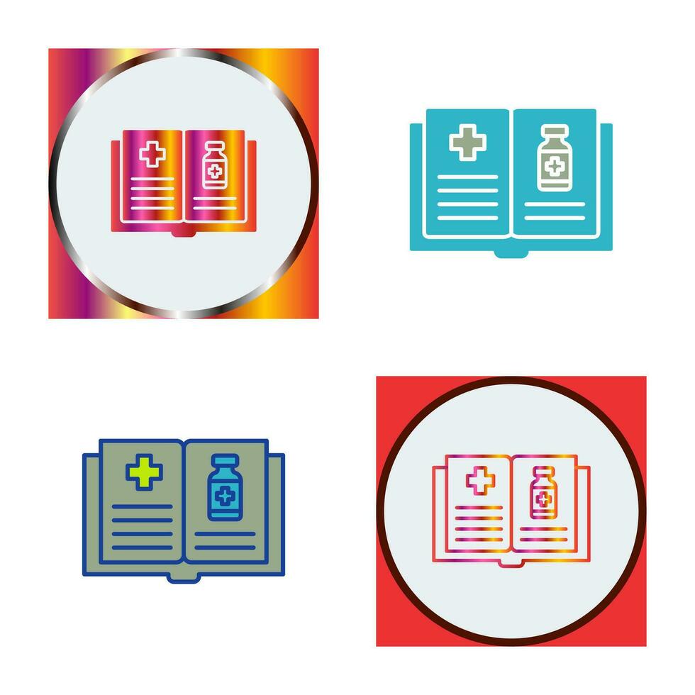 Medical Book Vector Icon