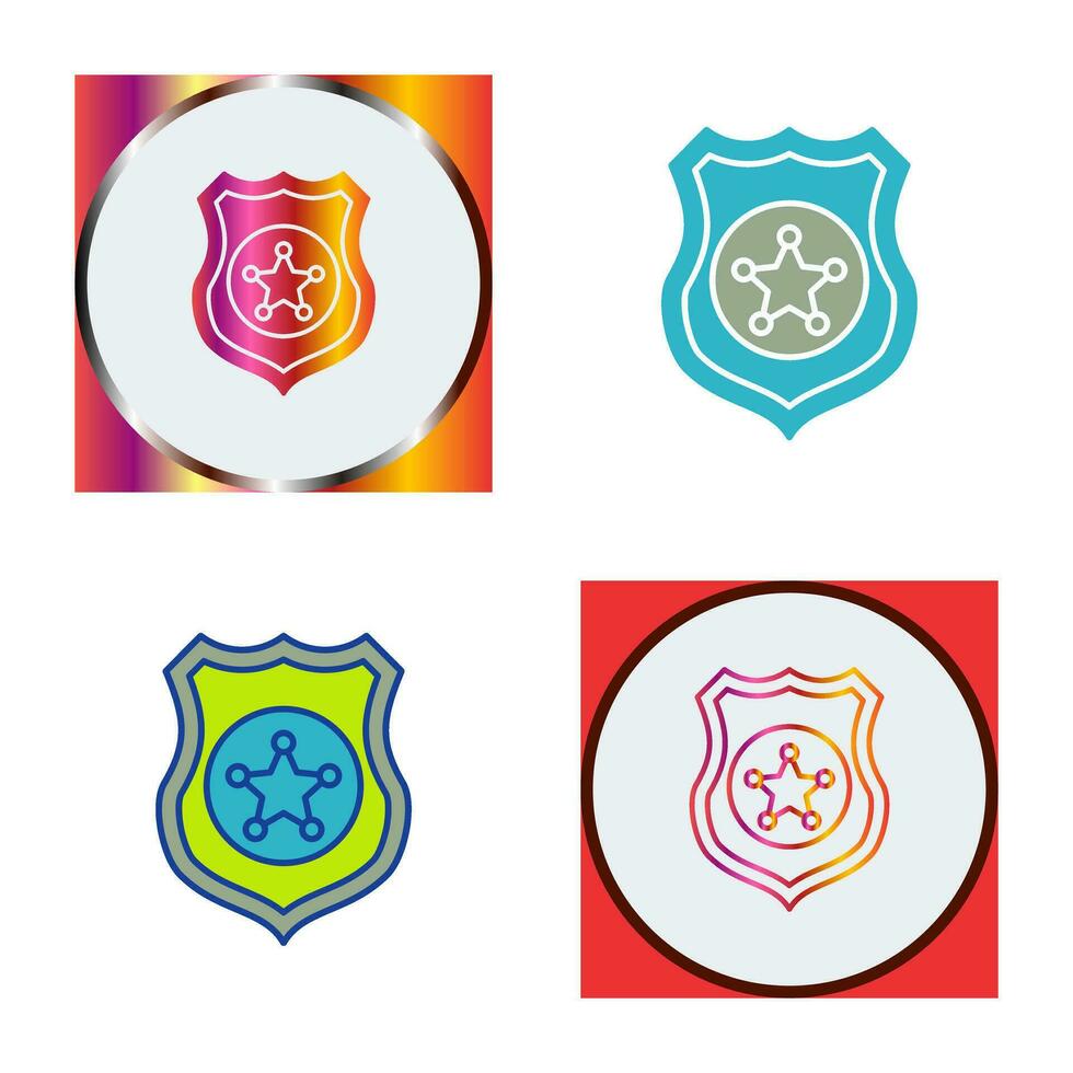 Police shield Vector Icon
