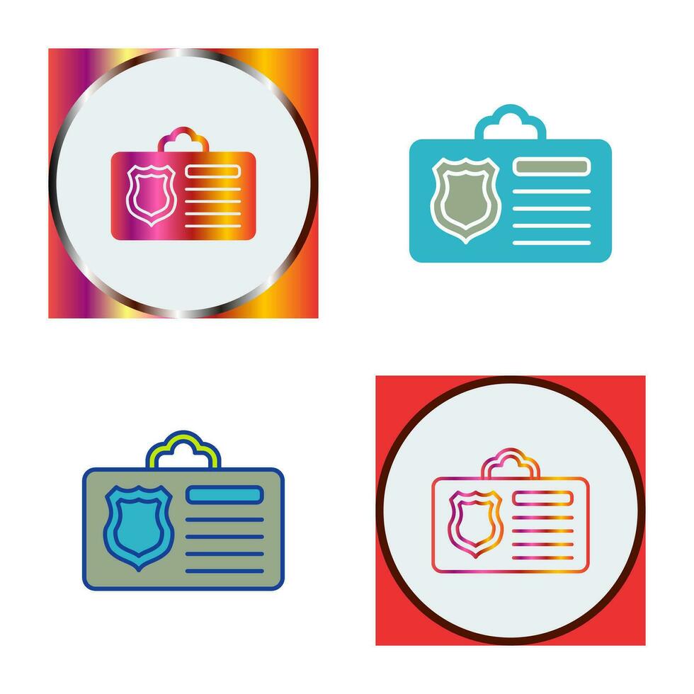 Id Card Vector Icon