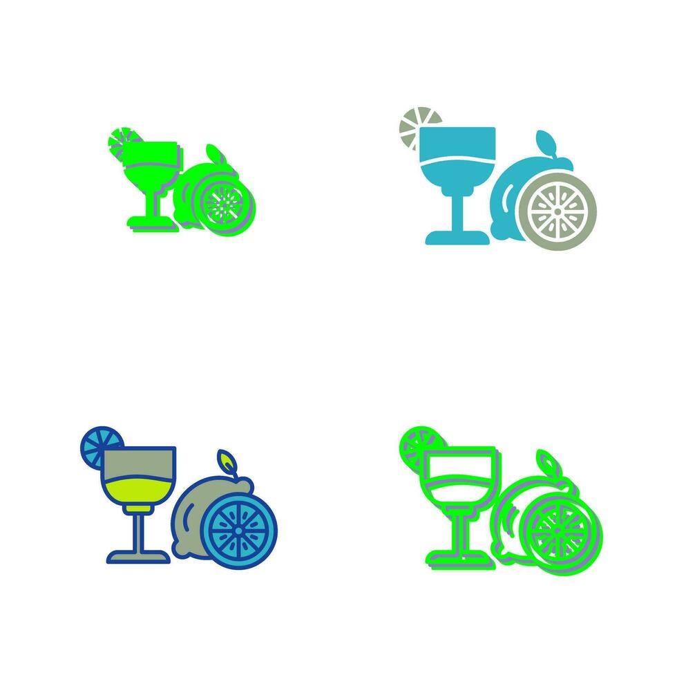 icono de vector de jugo de limón