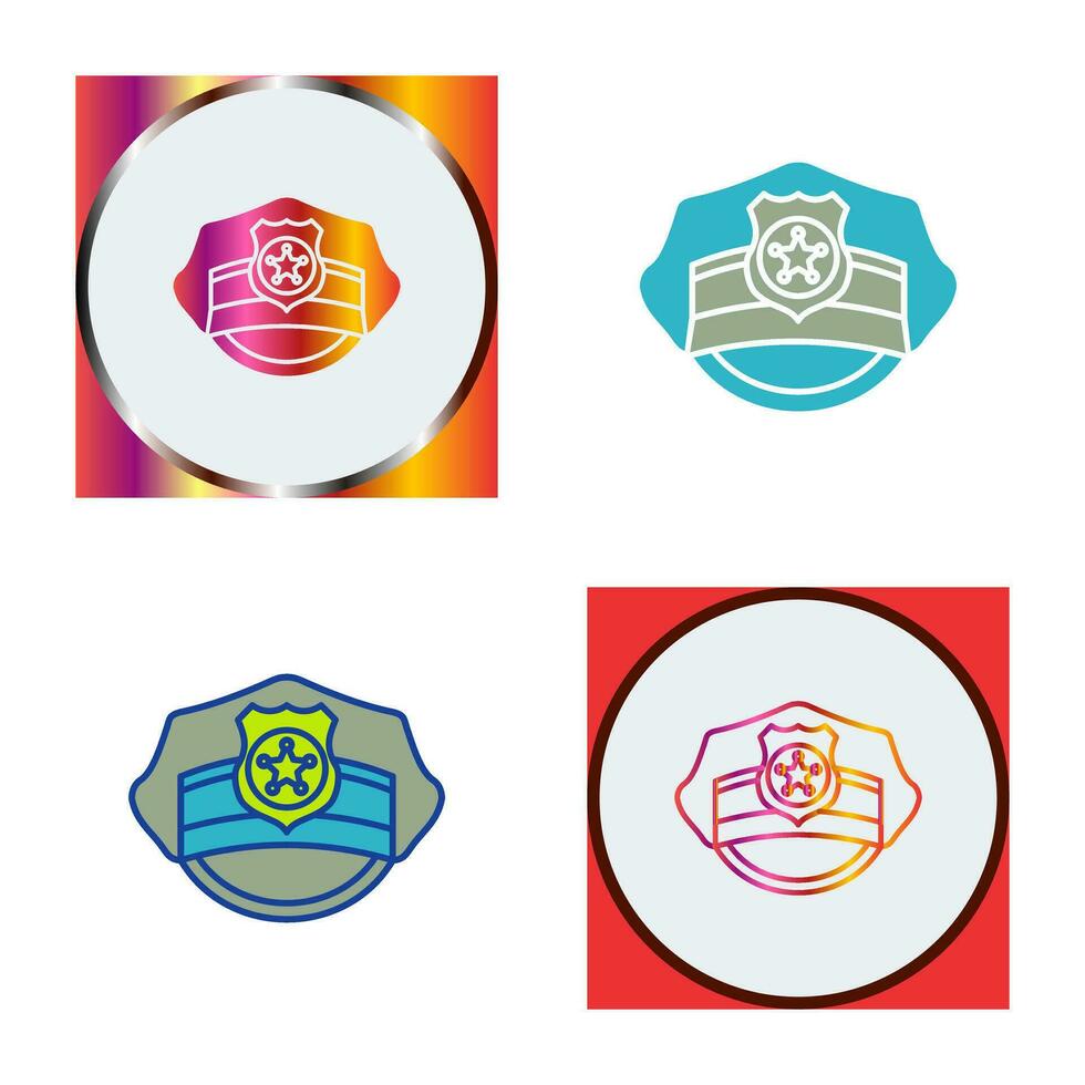 Police Hat Vector Icon