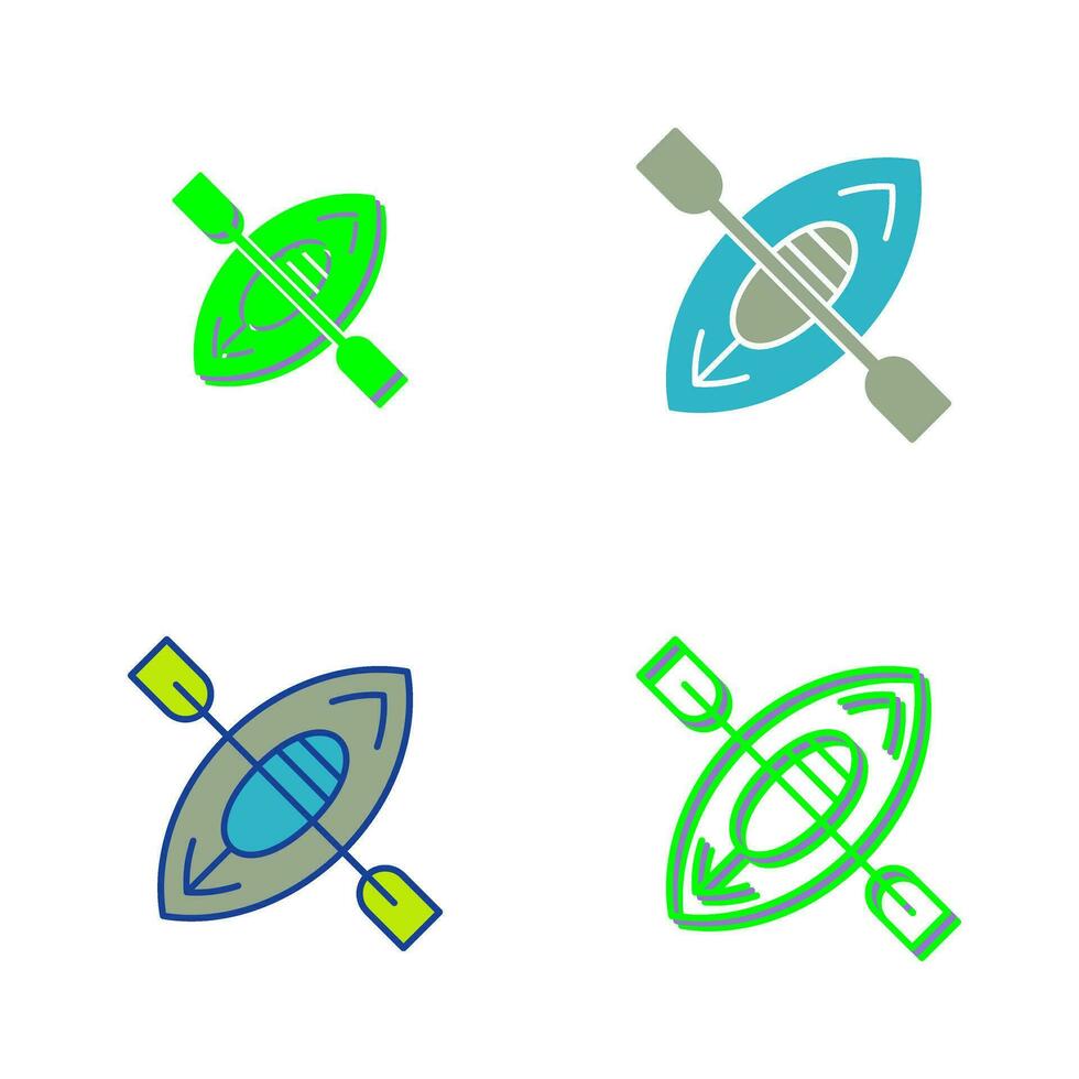 Kayak Vector Icon