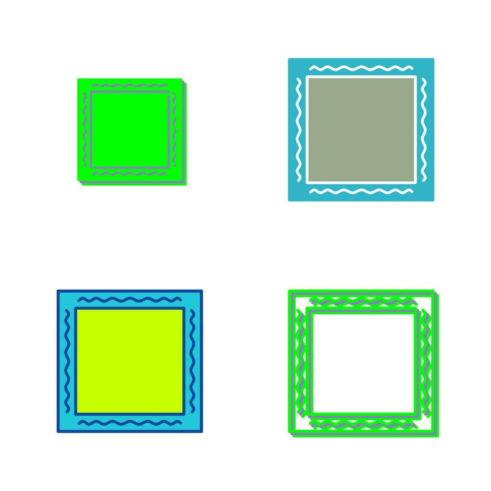 Unique Frame Vector Icon