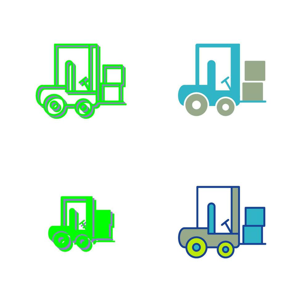 Forklifter Vector Icon